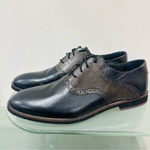 NWOT Red Tape Formal Oxford  Black /Brown Leather Shoes For Mens Size 13